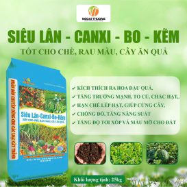 Siêu Lân Canxi Bo Kẽm – Chuyên Dùng Cây Rau Màu, Củ Quả